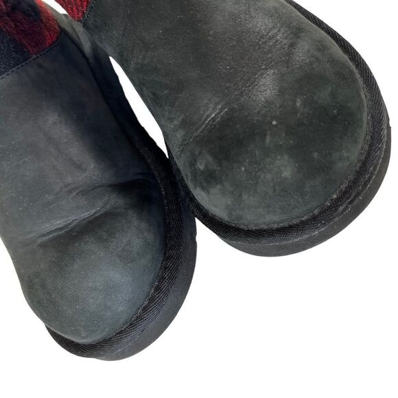 UGG Buffalo Plaid Sherpa Lined Boots - Picture 5 of 12